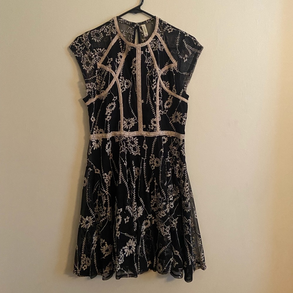 Black and Tan Free people dress